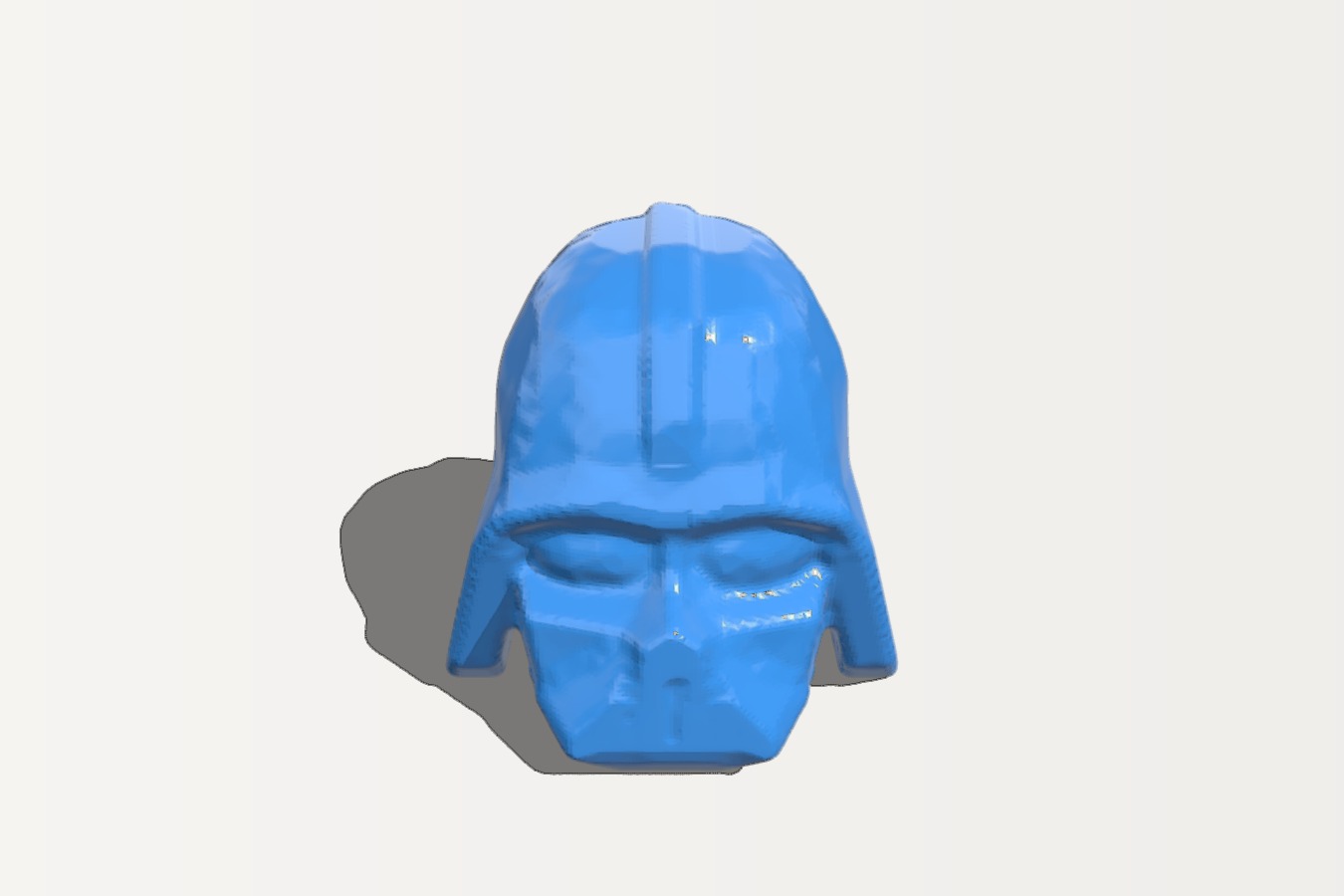 High Poly Darth Vader Head