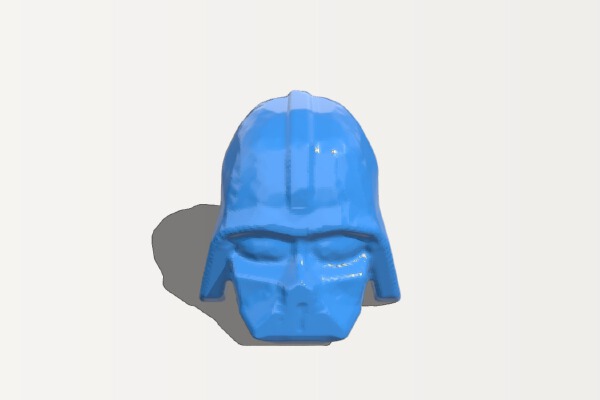 High Poly Darth Vader Head | 3d print model