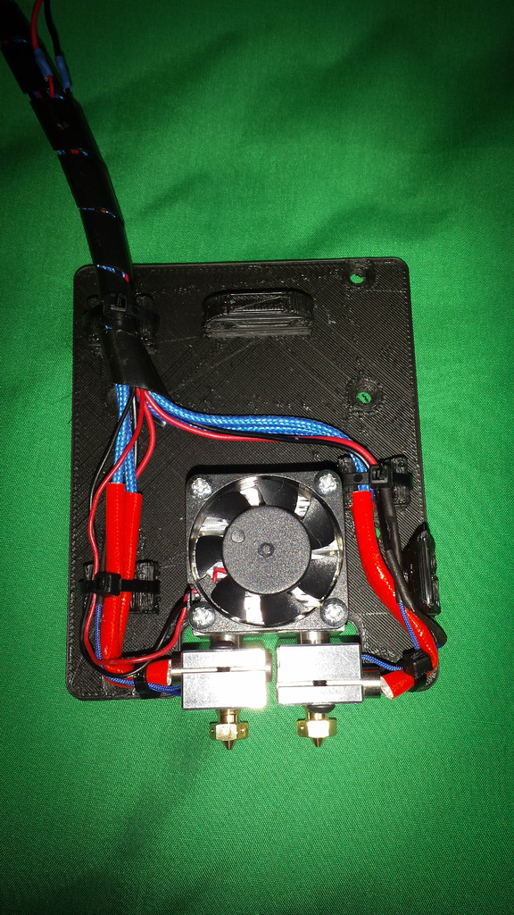 Mk 2 Single_Dual Bowden extruder for E3D V6 or Chimera and HK Fabrikator or other RepRap