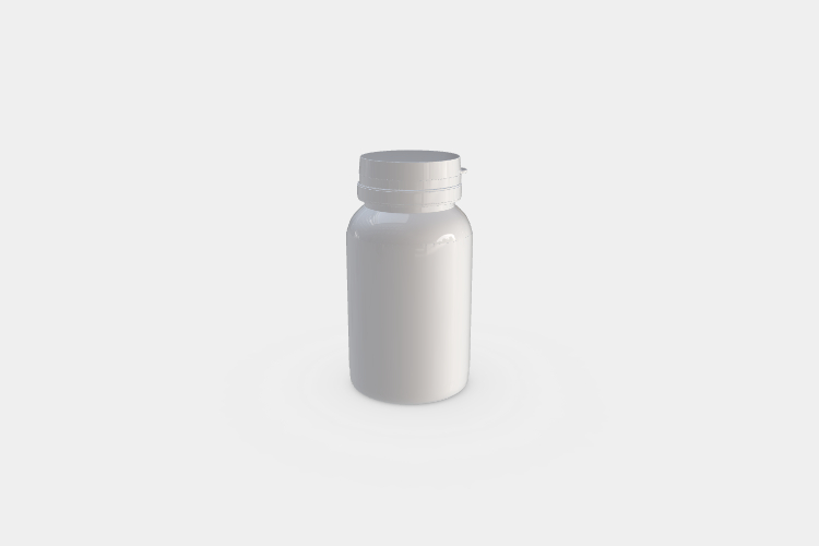 Plastics Supplement Pills Bottle Mockup