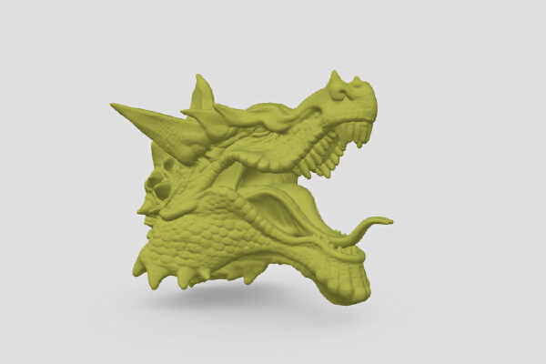 Dragon Head for wall | 3d print model