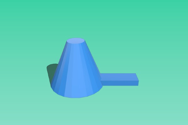 Coffee Scoop | 3d print model