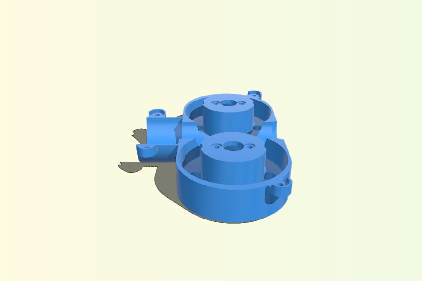 Nerf Mastodon flywheel cage for Zeus wheels