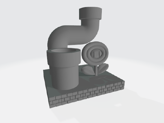 Super Mario Bros. Themed Candle Holder | 3d print model