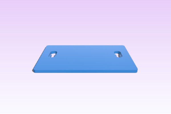 Intel NUC VESA Glue-On Mount | 3d print model