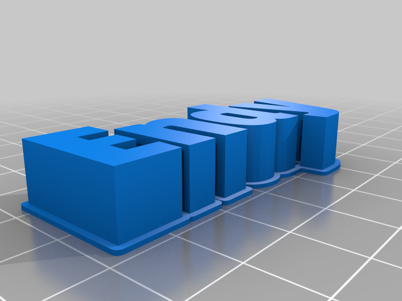 My Customized text storage endy - 3dstl