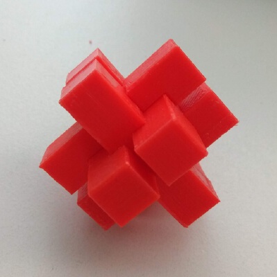 Square knot (Square Jack puzzle) | 3d print model