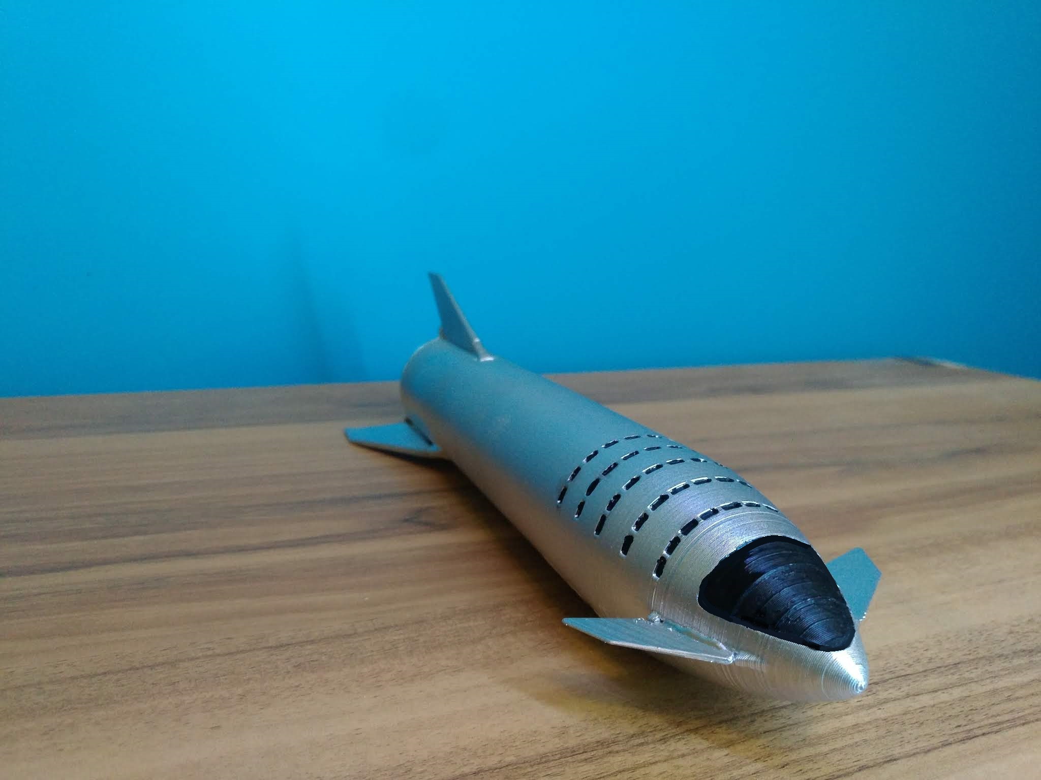 SpaceX Starship w_ Actuating Fins