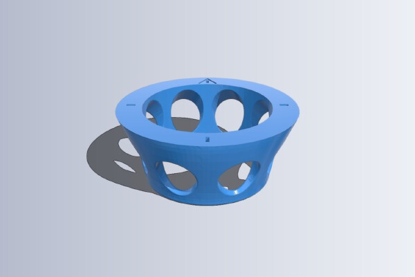 RVJET Spinner Cover 8 holes (SOLID) | 3d print model