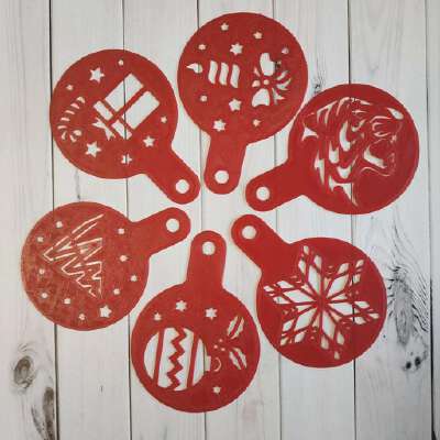 Cookie stencils | 3d print model