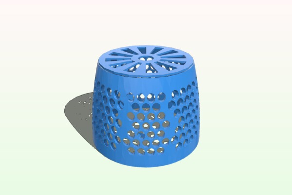 Ecotech Vortech MP10 powerhead screen with front cover | 3d print model