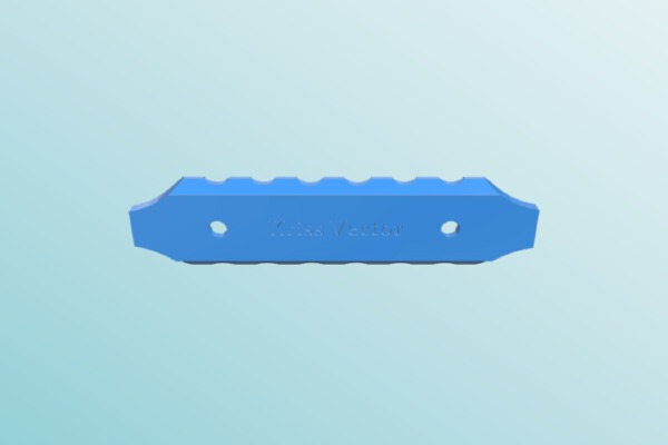 Rail for KWA KRISS Vector | 3d print model