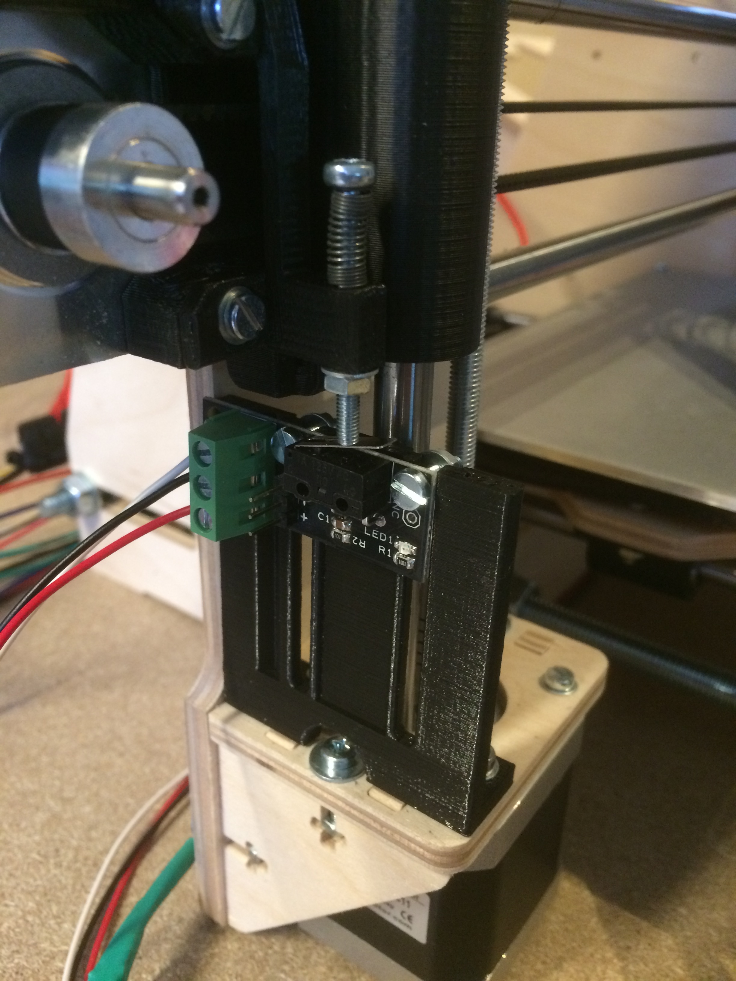 Prusa i3 ReWork _ Improved - Adjustable Z Endstop