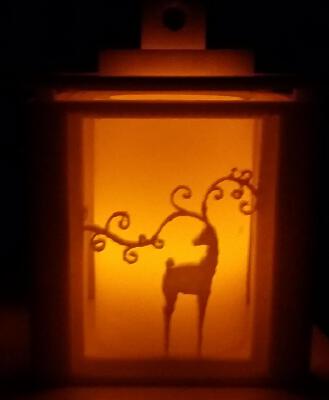 Holiday Lantern with Swappable Panels | 3d print model