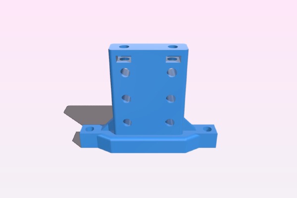 Generic Mounting Plate 2 P3_4_1 | 3d print model