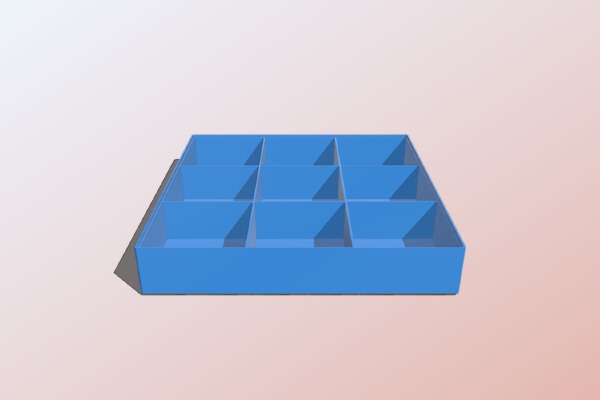 Simple stackable organizer | 3d print model