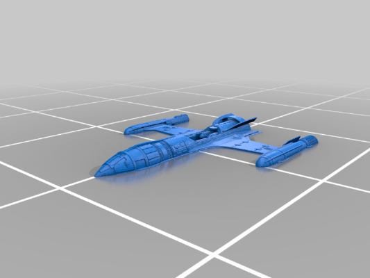 Star Trek NX-Beta 1:2000 | 3d print model