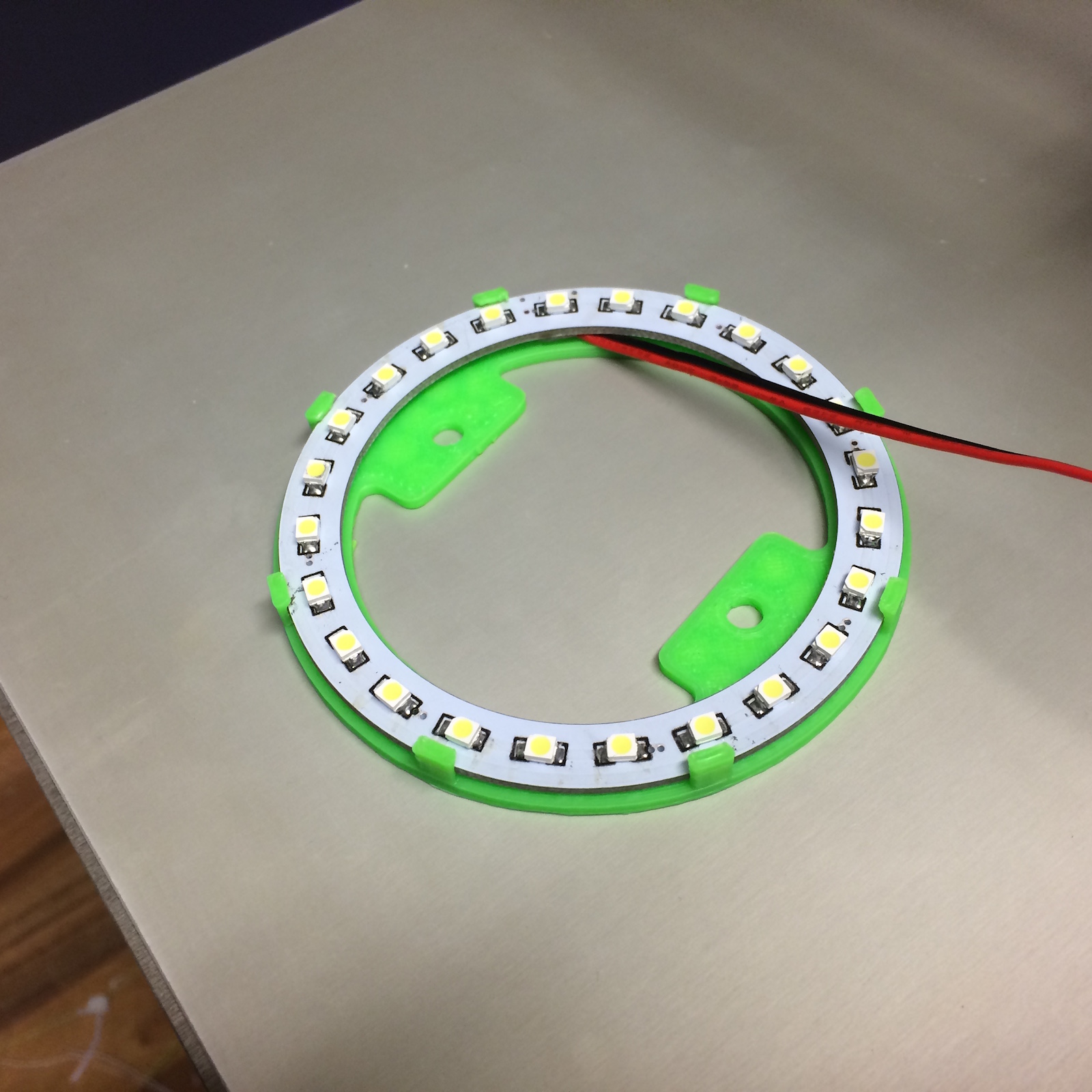 80mm LED ring Holder for 50mm mounting holes