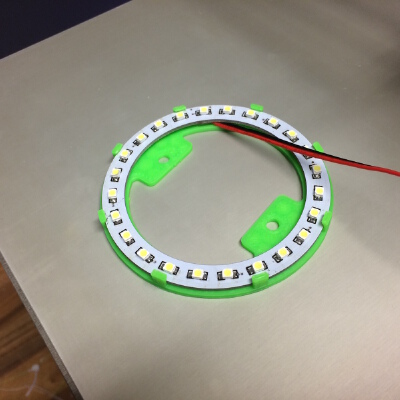 80mm LED ring Holder for 50mm mounting holes | 3d print model