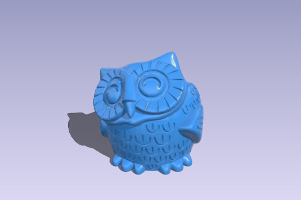 Smiling Owl Pot | 3d print model