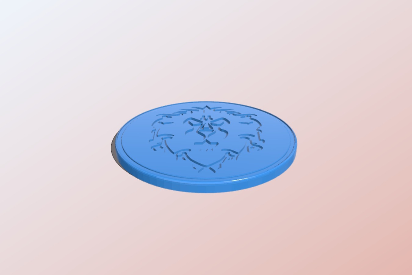 World of Warcraft Alliance coaster