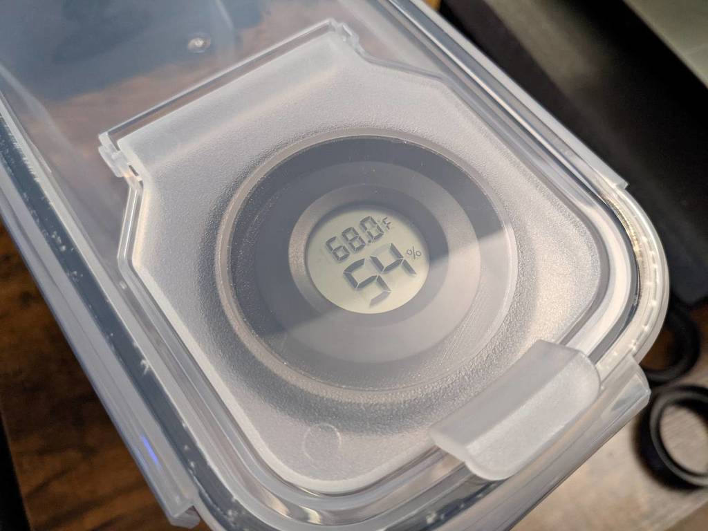 Hygrometer Insert for Chef's Path Cereal Containers