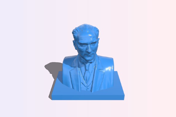 Kemal Ataturk bust | 3d print model