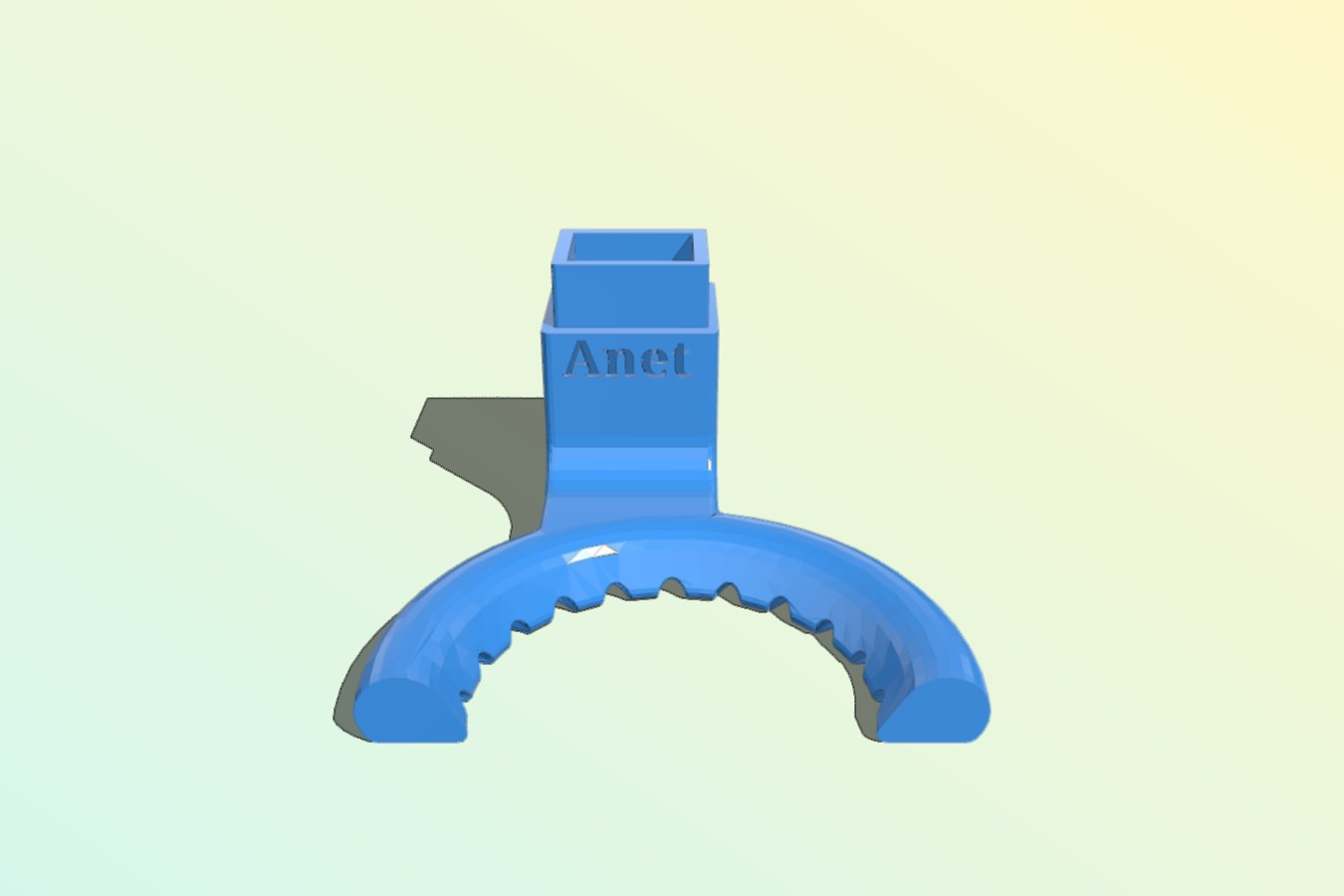 Semi Circular Fan Duct For Anet A8 Stock fan