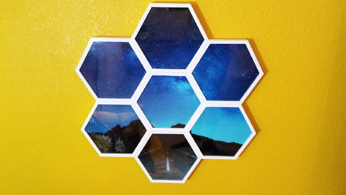 Hexagon Picture Frames | 3d print model