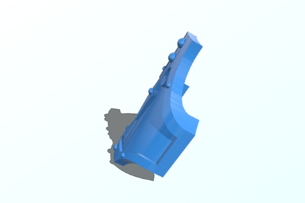Dominion Crusader MK3 - Upper Leg Armor | 3d print model