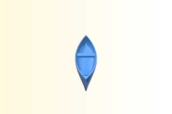 Canadian Alex's Canoe | 3d print model