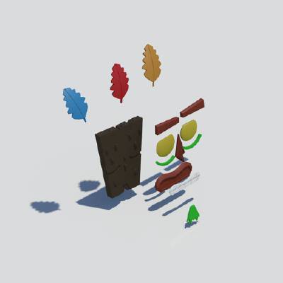Aku Aku - Multi-part print! | 3d print model