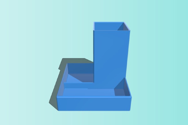 Desk-Tidy mit weniger FÃÂ¤chern | 3d print model