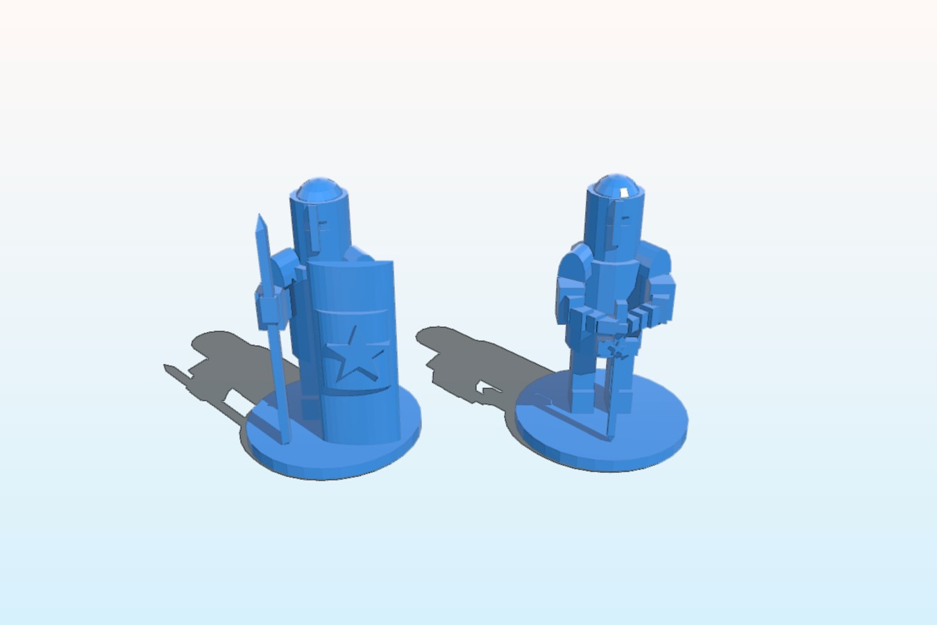 Battle of the Valley: Star army pieces.