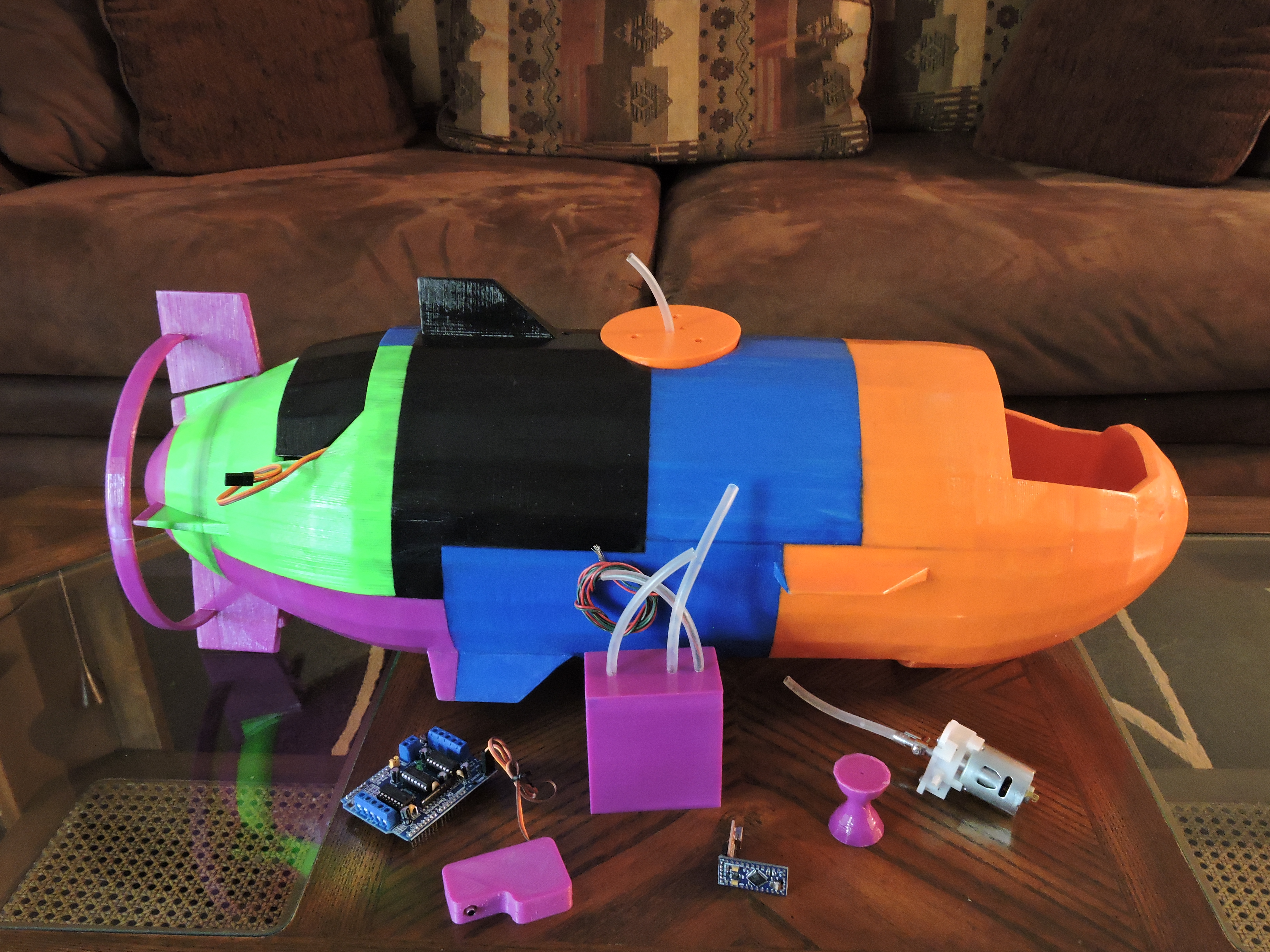 The Catfish - A fully working submarine