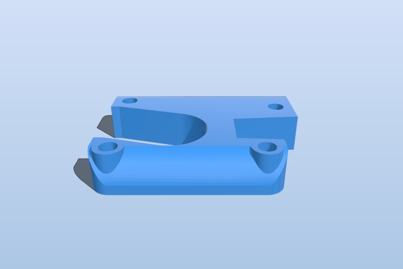 Ultimaker Belt Tensioner BANANA style (Rev. 3)