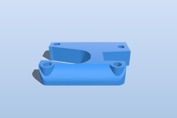 Ultimaker Belt Tensioner BANANA style (Rev. 3) | 3d print model