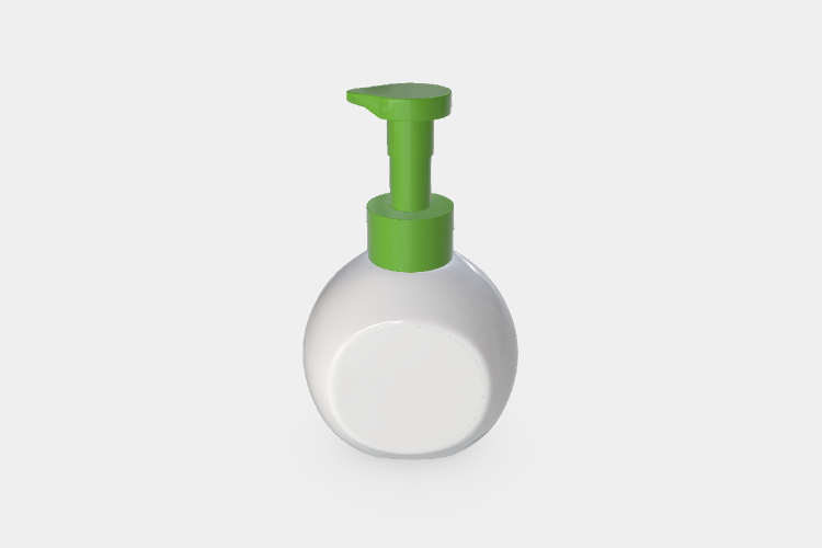 Green Hand Sanitizer Spray Bottle Mockup