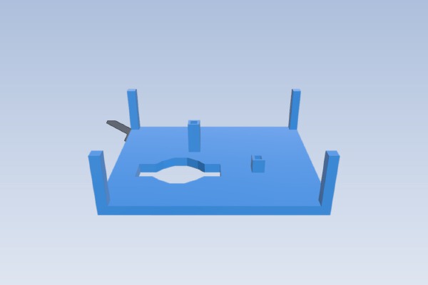 DC Motor Clip and Collar | 3d print model