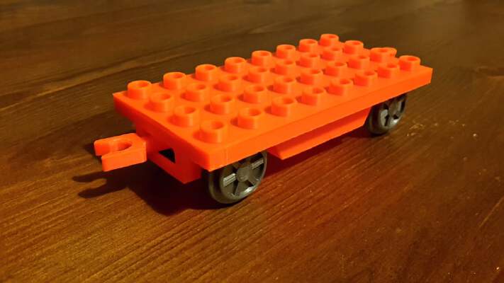 Duplo compatible fully printable train wagon | 3d print model