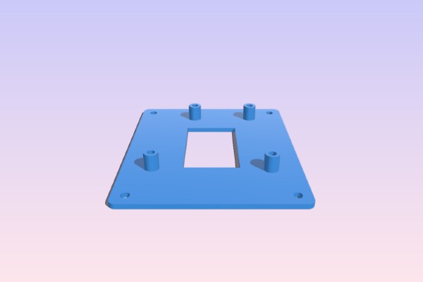 Mounting plate for Arduino UNO_Duemilanove_Diecimila | 3d print model