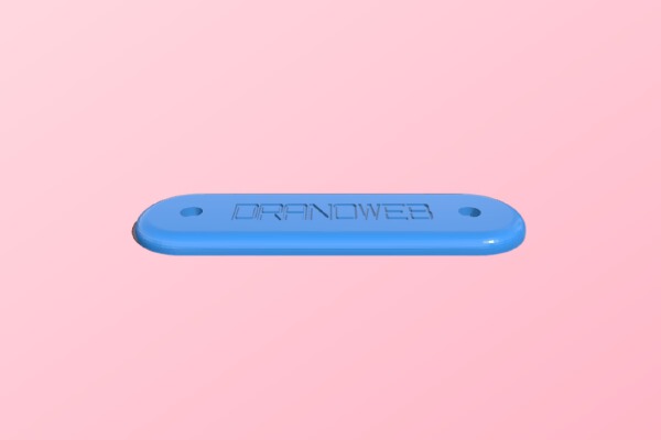 Customizable outer side 1 for Swiss Army Style SD Holder | 3d print model