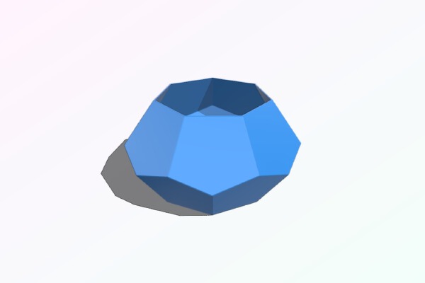 Polygonal 7 faces succulent plant vase | 3d print model