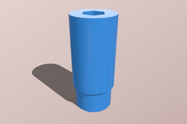 Nissan X-Trail Footrest repair post (Tested and working) | 3d print model