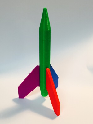 Toy Rocket | 3d print model