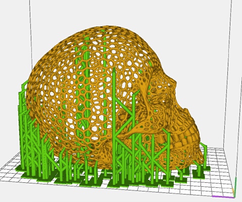 Skull (voronoi style) | 3d print model