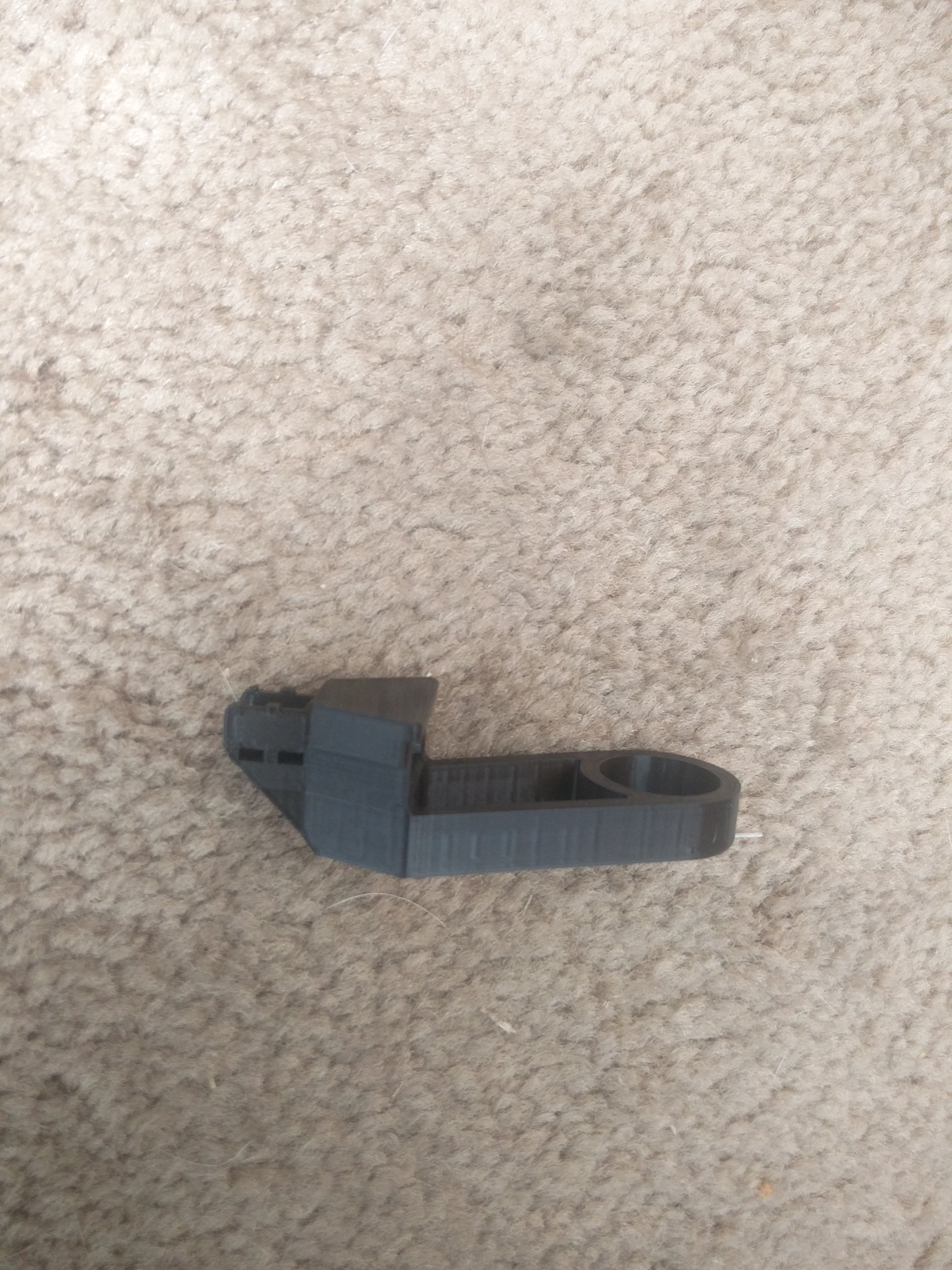 Creality CR-10 Strain relief bracket with snap fit cover