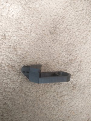 Creality CR-10 Strain relief bracket with snap fit cover | 3d print model