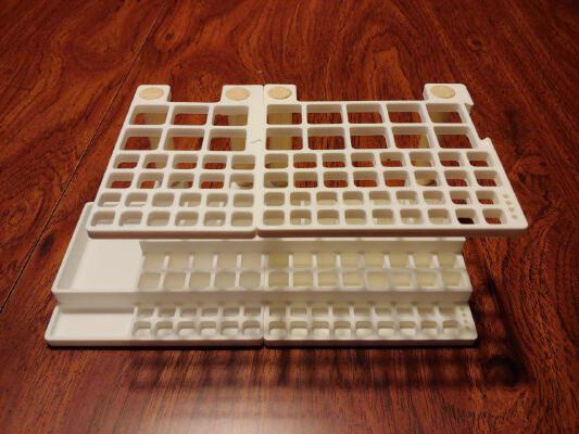 Tiered Tool_Brush Holder With Dovetails | 3d print model