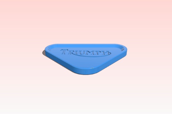 Triumph motorcycle support plate | 3d print model